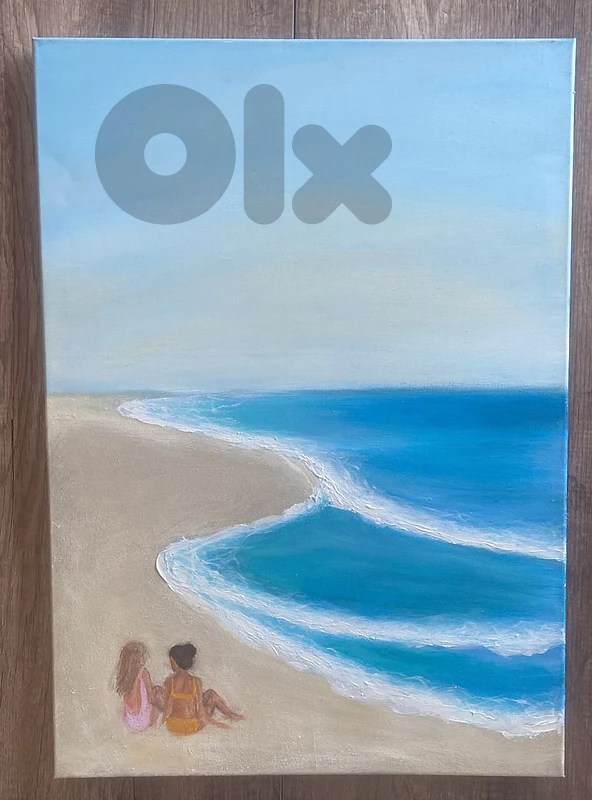 Beach painting