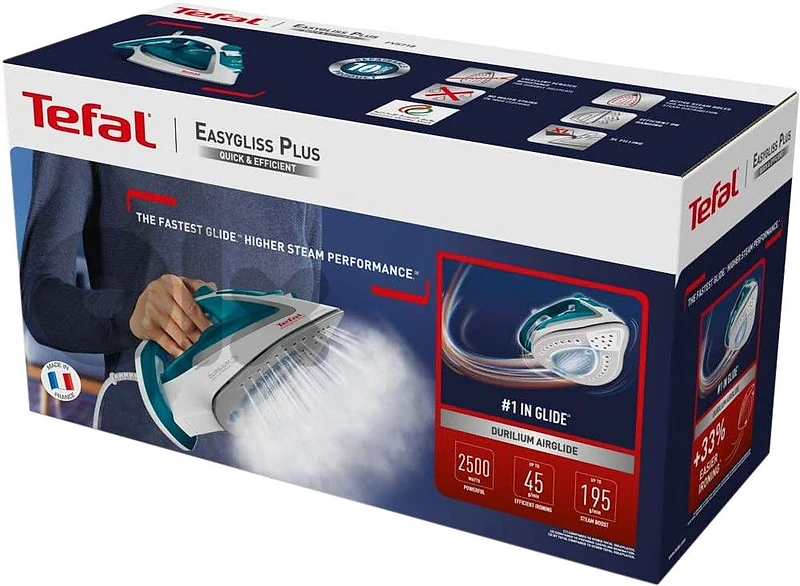 steam iron TEFAL FV5718 made in france مكواية