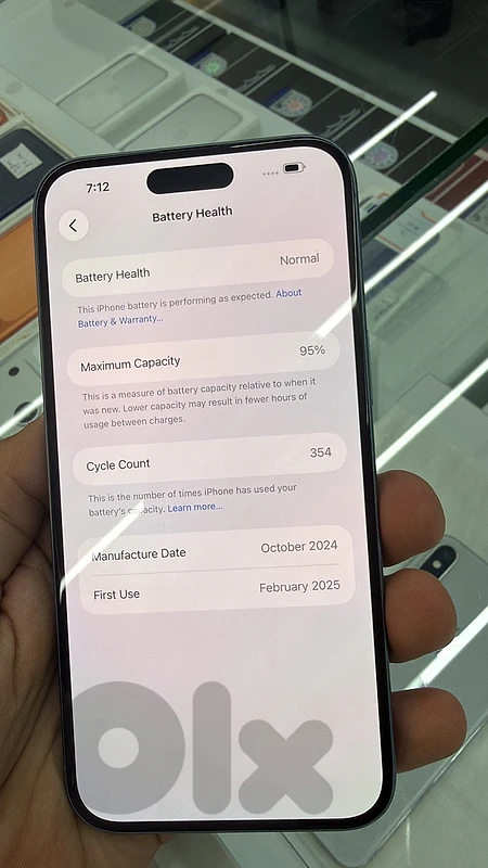 IPhone 17 Pro Max Orange 1 Terra esim bala jemrok  battery health 100%