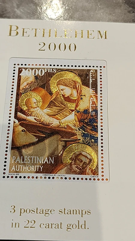 Official 22K GOLD Millennium Postage Stamps