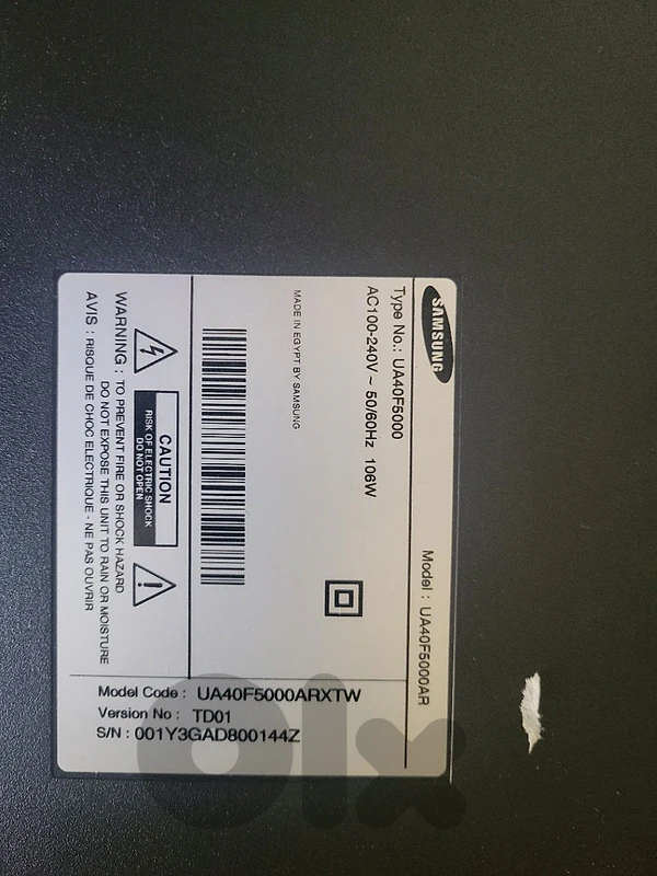 SAMSUNG 40" TV
