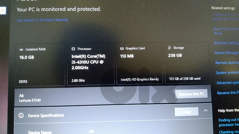 Dell Latitude e7240