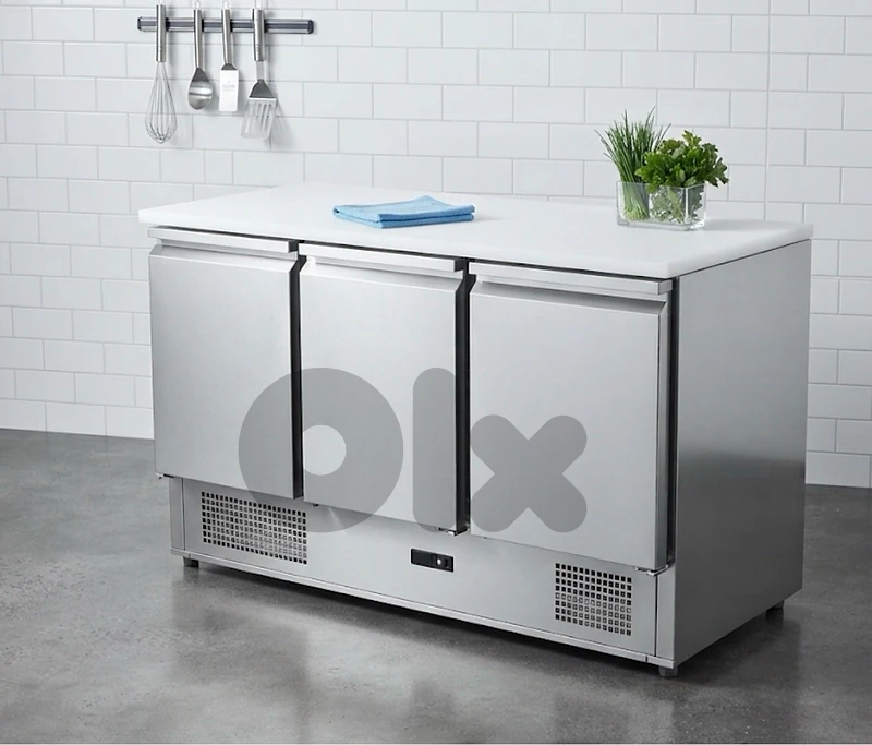 3 Doors customized Salad Fridge