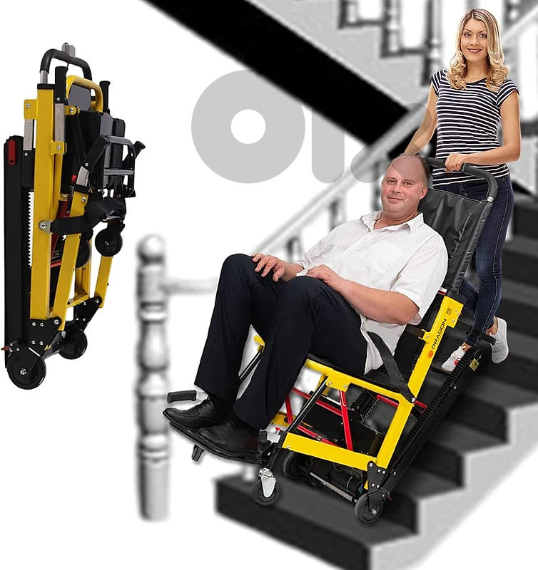 Electric Climbing Stair Wheelchair - Foldable Lift for Disabled