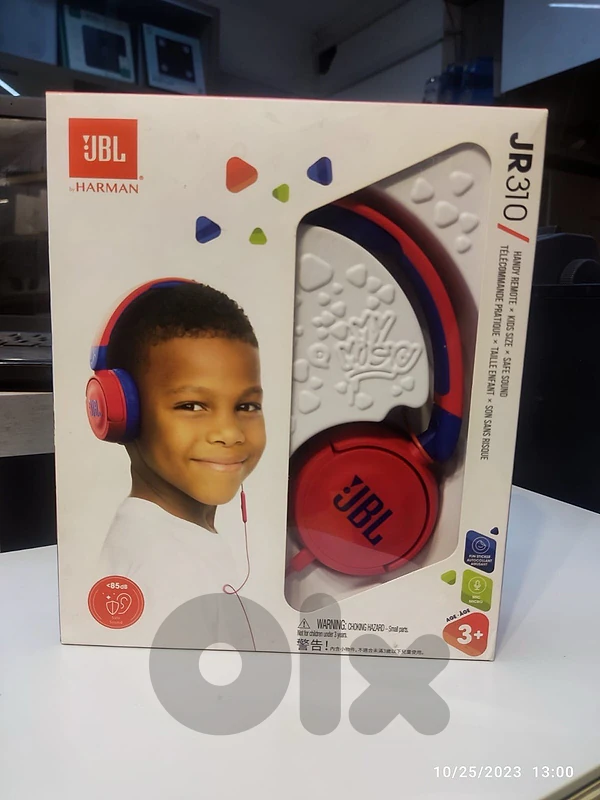 JBL JR 310 headset Red
