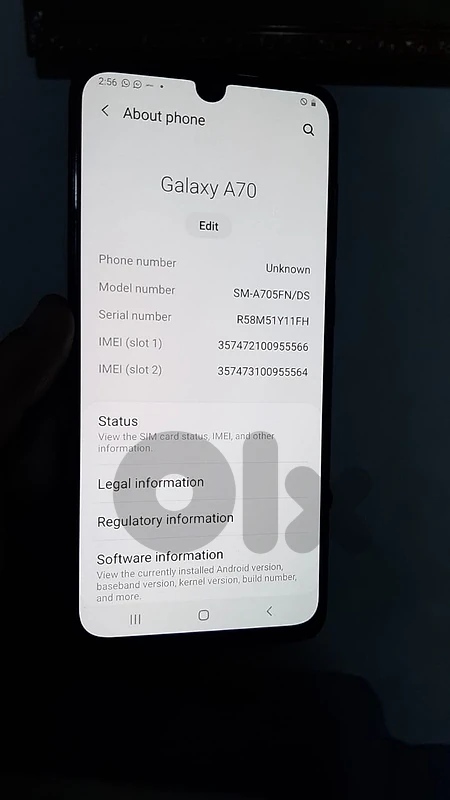 Samsung A70 128gb بيع او تبديل