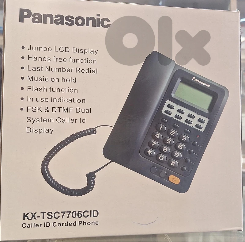 PANASONIC KX-TSC7706CID CALLER ID CORDED PHONE