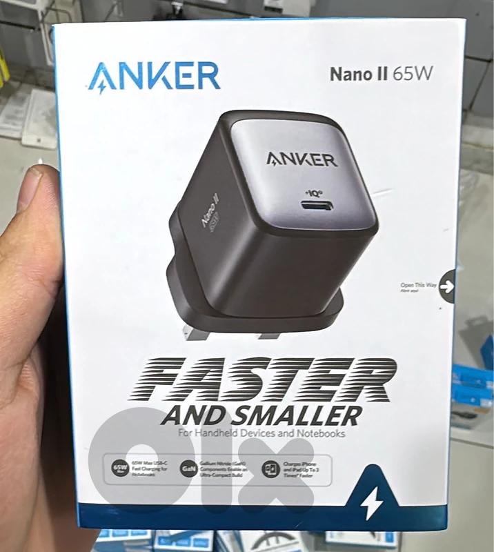 Anker Nano II 65w adpater 3pin black A2663K11