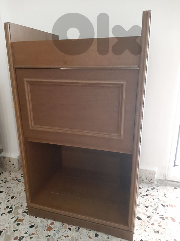 vintage wood cabinet