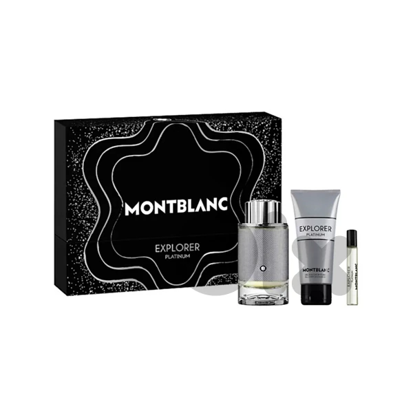 MontBlanc Men's Explorer Platinum Gift Set