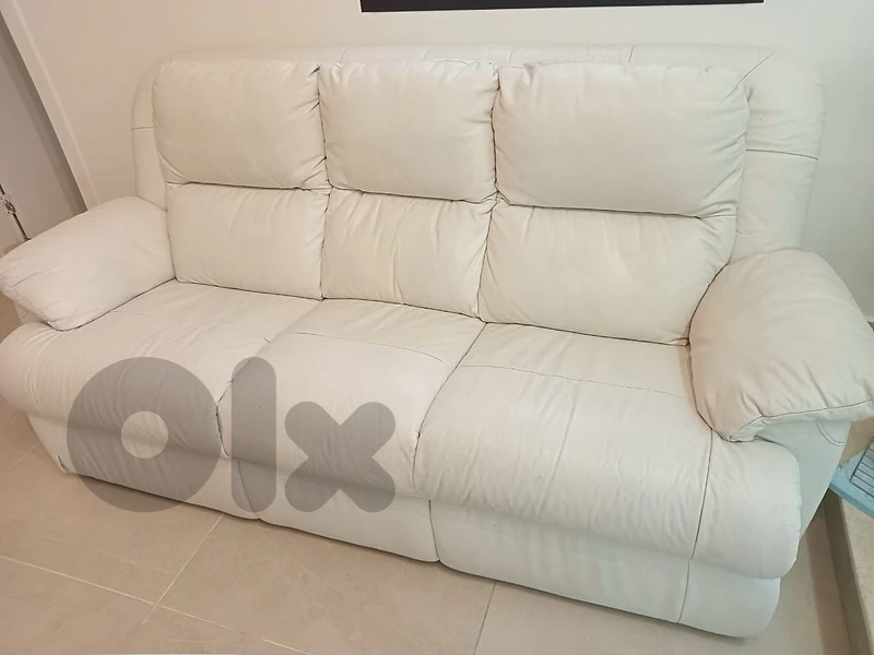 3 pieces leather living room