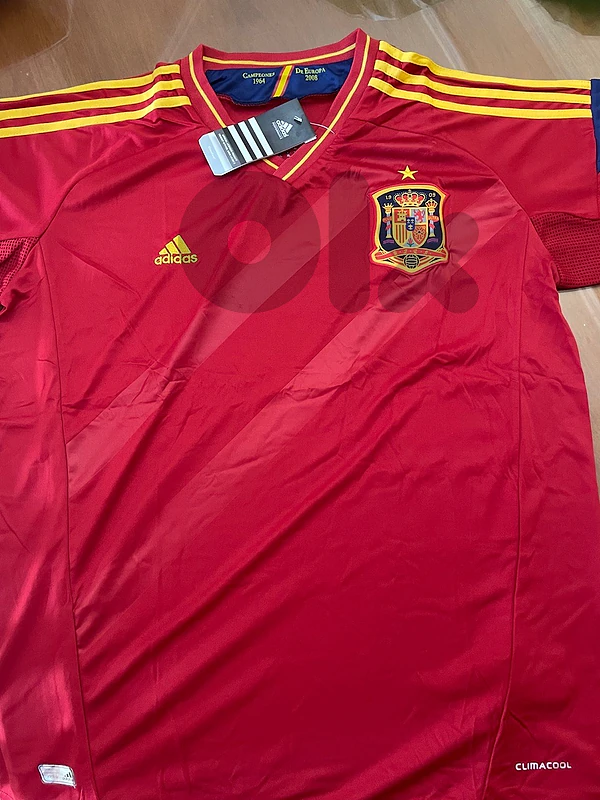 Spain euro 2012 home jersey/kit