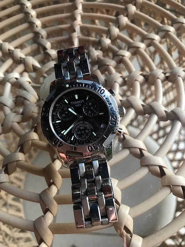 autjentic stainless Tissot watch