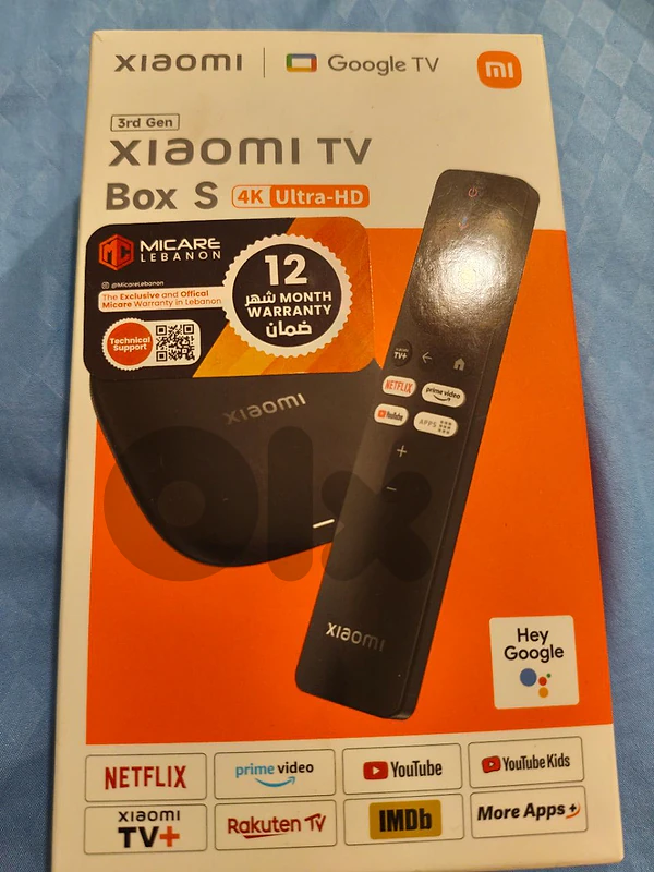 Xiaomi TV box S 4K ultra HD