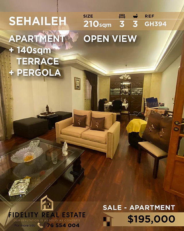 Apartment for sale in Sehaileh GH394 شقة للبيع في سهيلة