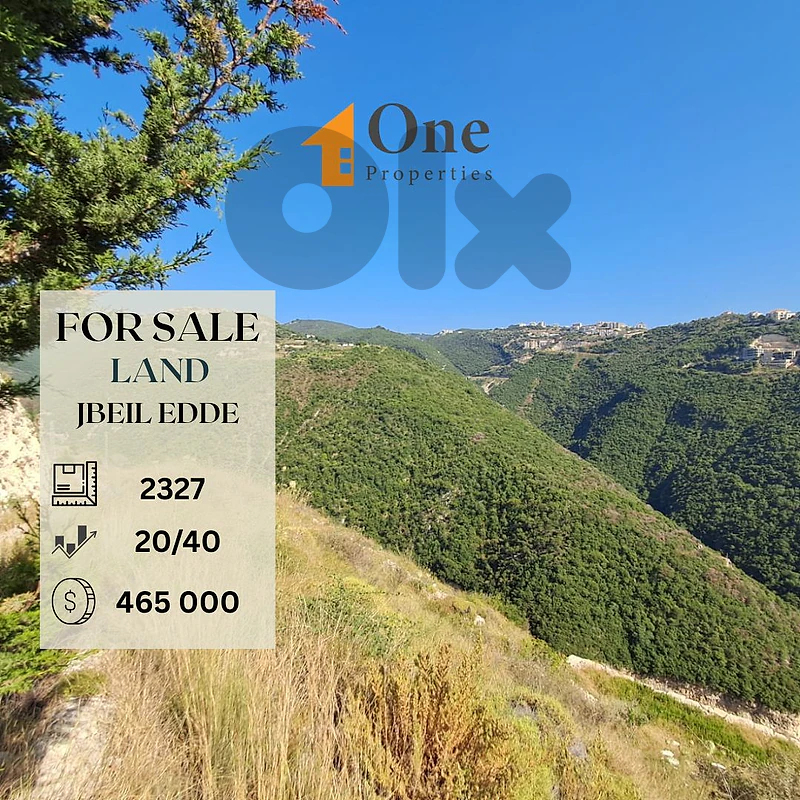 LAND FOR SALE IN EDDE JBEIL