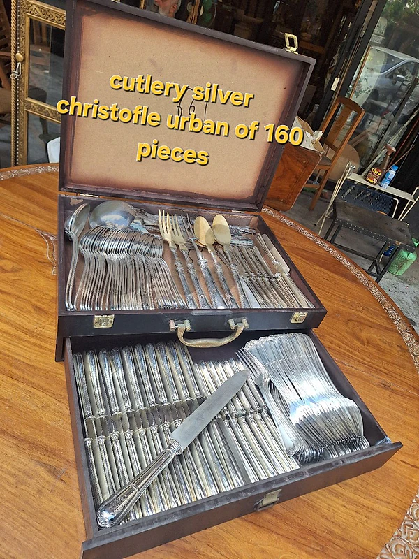 cutlery set of silver christofle France original complete