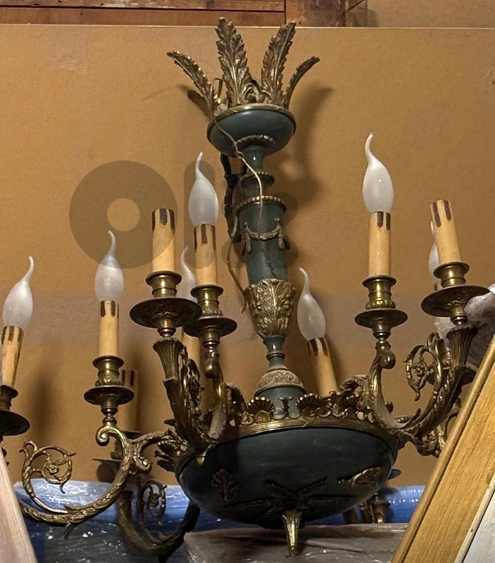 X2 Bronze Chandeliers FOR SALE