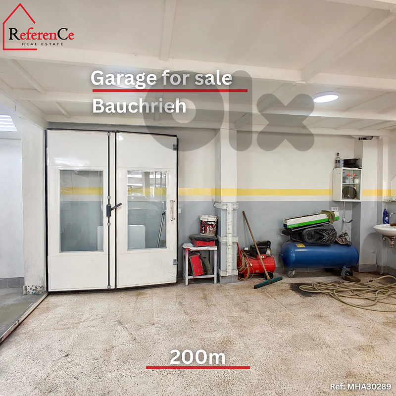 GARAGE FOR SALE – BAUCHRIEH  كراج للبيع – البوشريّة