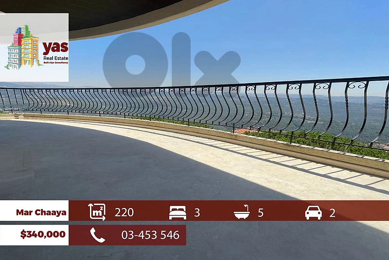 Mar Chaaya 220m2 | Mountain View | Calm Area | High End | TCH