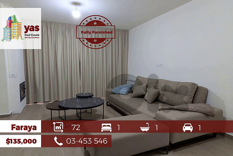 Faraya 72m2 | Furnished Chalet | Mint Condition | Quiet Street | DA