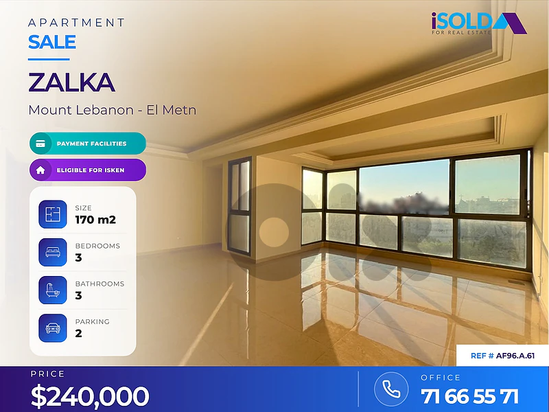 PAYMENT / ISKAN FACILITIES- APARTMENTS FOR SALE IN ZALKA PAYMENT / ISKAN FACILITIES- APARTMENTS FOR SALE IN ZALKA