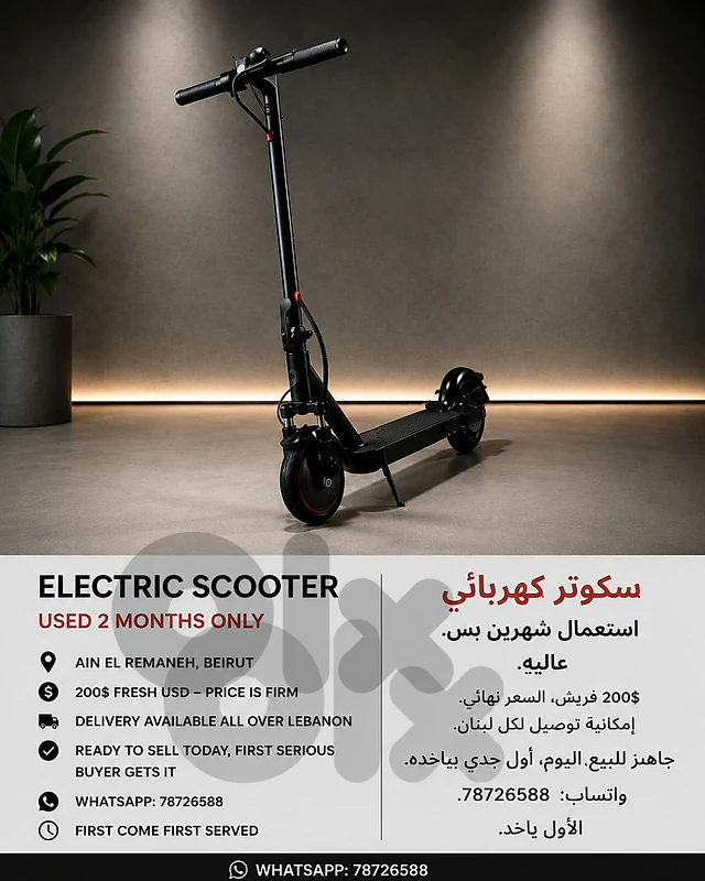 electric scooter