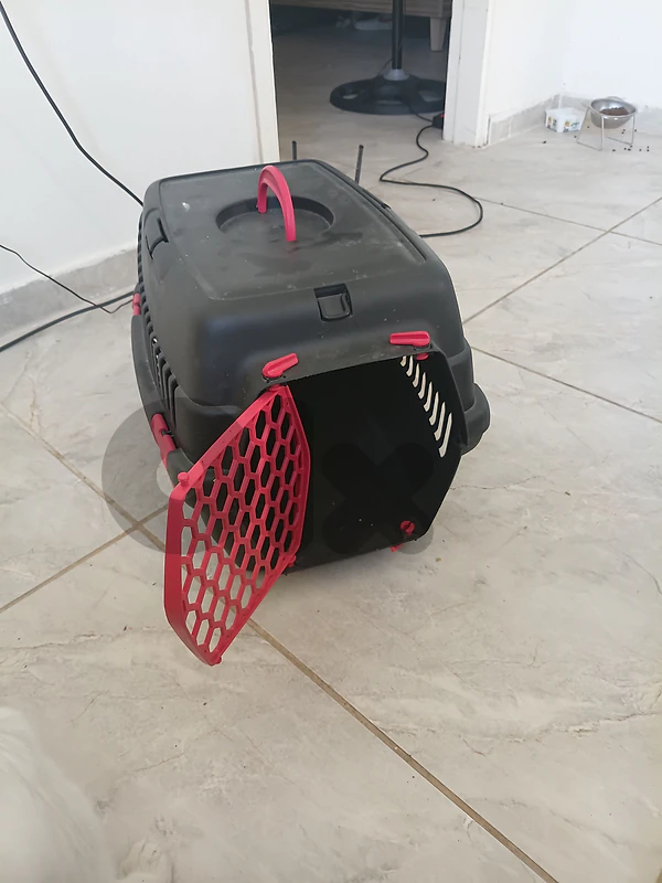 cat crate used only once