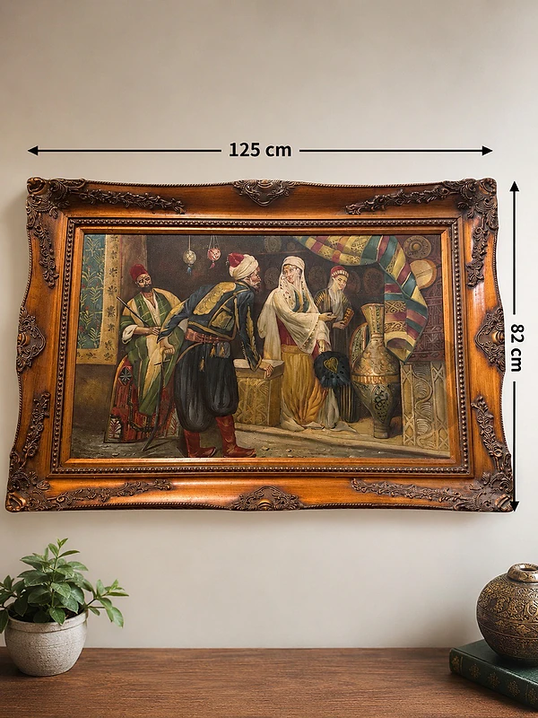 Vintage framed wall art