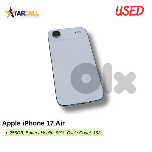 Used Apple iPhone 17 ِAir