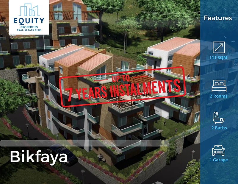111 SQM Apartment For Sale In Bikfaya #JH701