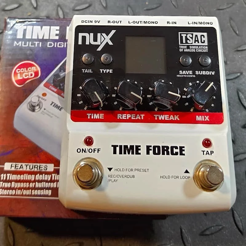 Nux Time force Multi Delay and looper pedal