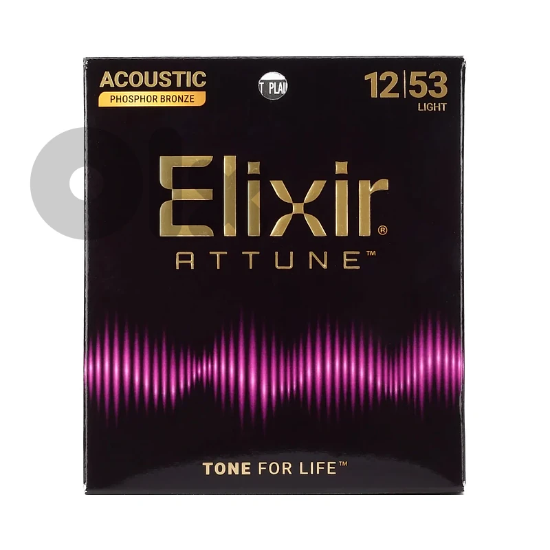 Elixir 21052 Attune Phosphor Bronze Acoustic Guitar Strings- .012-.053 Elixir 21052 Attune Phosphor Bronze Acoustic Guitar Strings- .012-.053