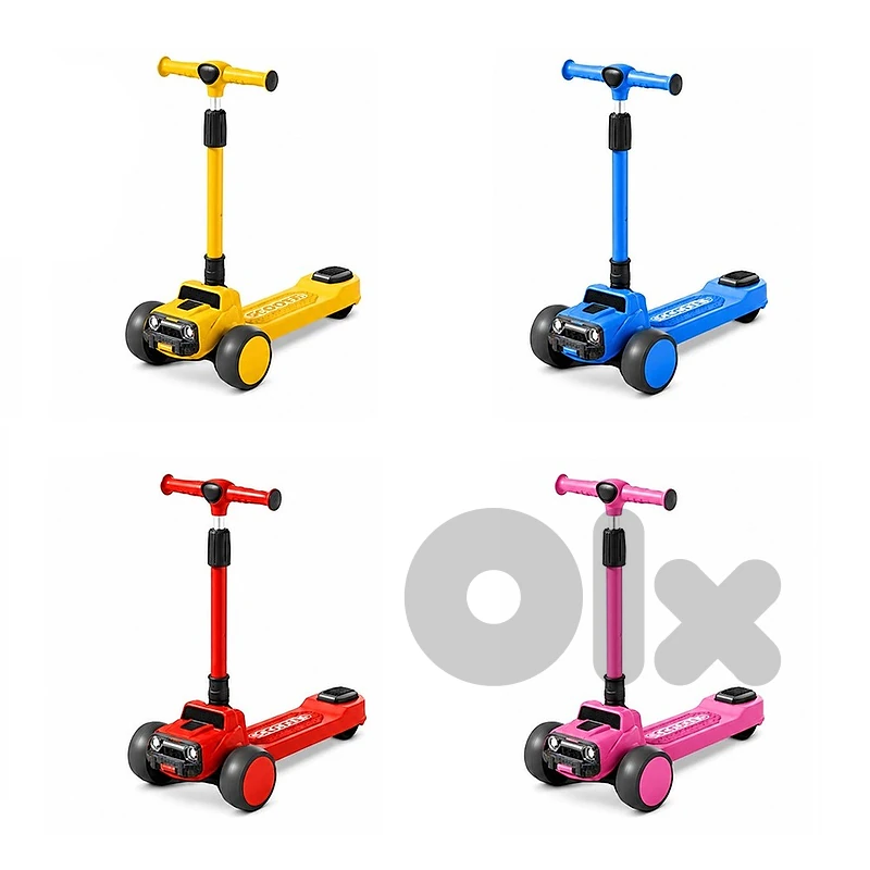 Truck Themed Kid Scooter - سكوتر أطفال بتصميم شاحنة