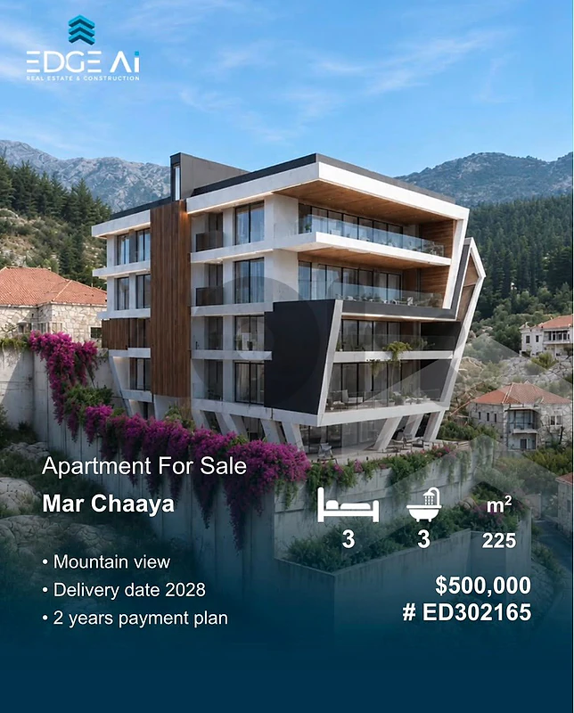Apartment under-construction for Sale , Mar chaaya , #ED302165