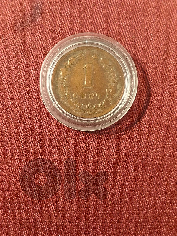 Netherlands 1 Cent Coin — 1878  قطعة هولندية من فئة ١ سنت