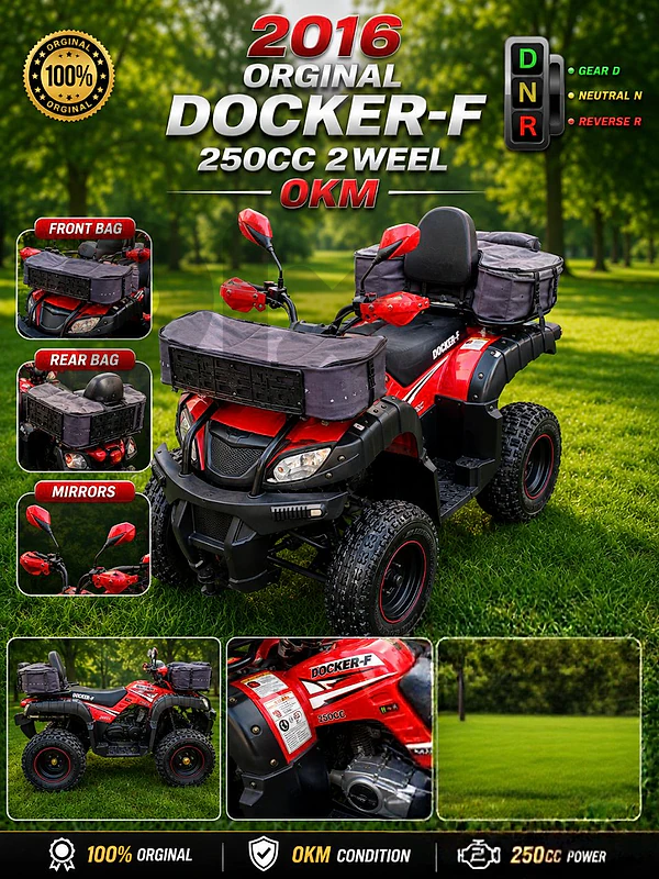 DOCKER-F 250CC orginal 2016 0km with papers