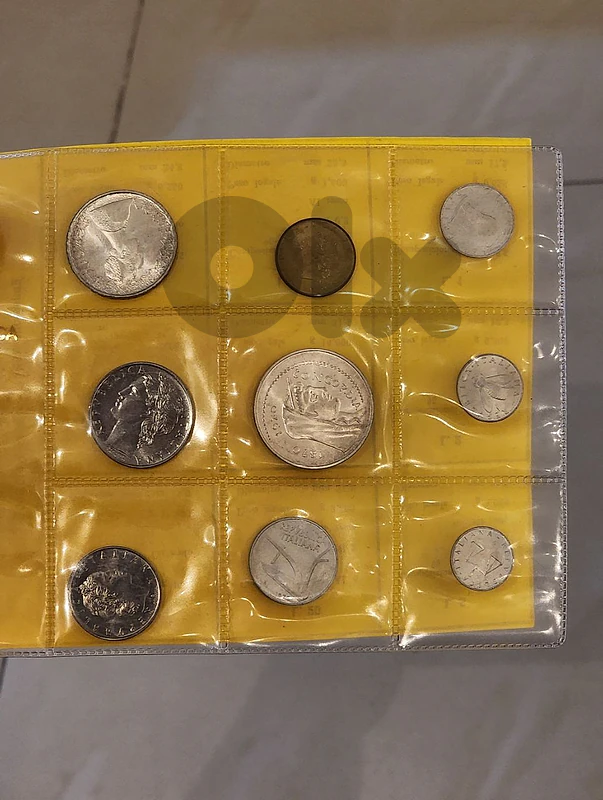 Vintage Sealed 1970 Italian Mint 🇮🇹 Coin Set - La Zecca di Roma ⭐