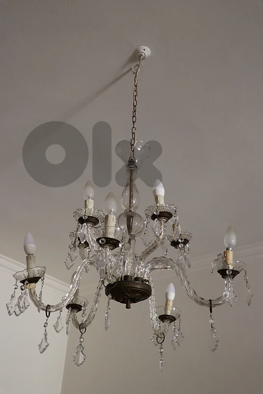 classic glass crystal chandelier