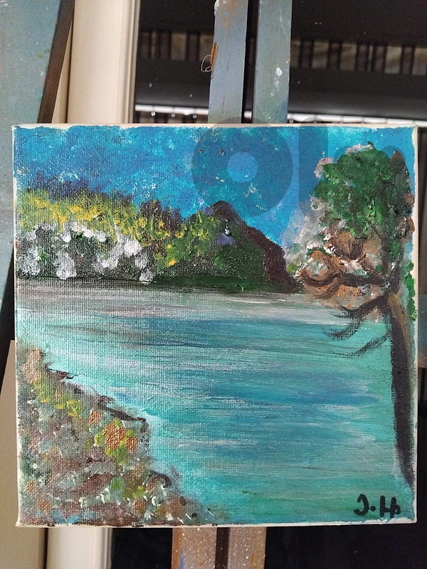 رسم زيتي