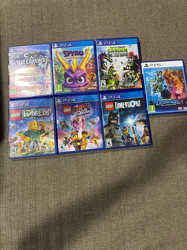 7 PS4 & PS5 Games Bundle - Original & Working Perfect