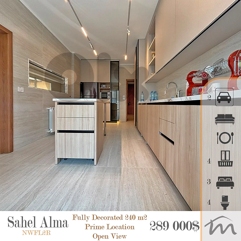 Sahel Alma | Signature 240m² Apartment | 4 Balconies | Open Bay View