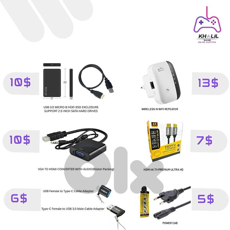 Accessoires Laptop-Pc VGA To HDMI