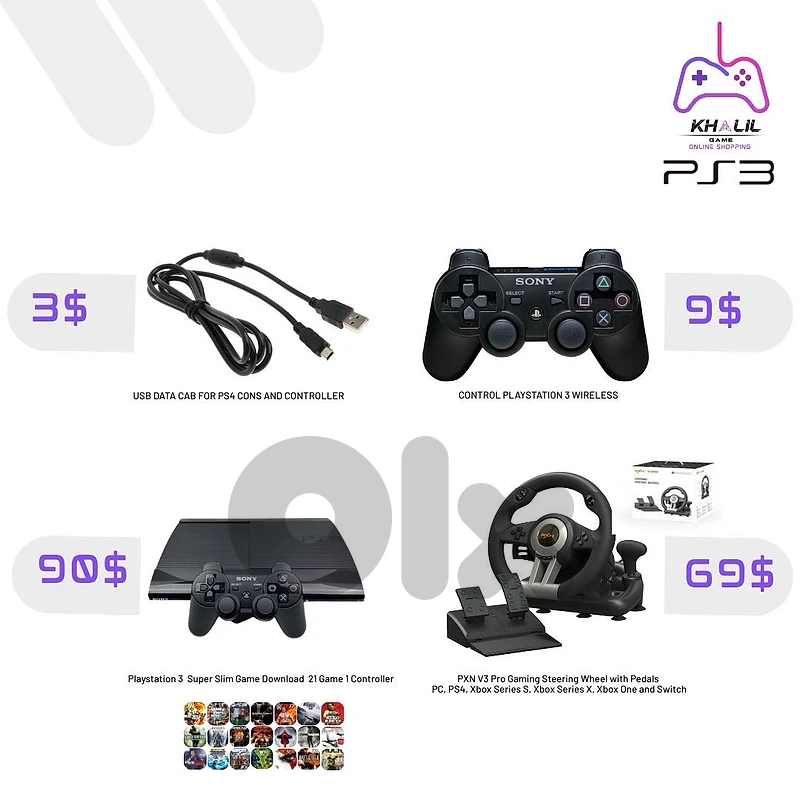 Ps3 Accessoires + Download Game Hen