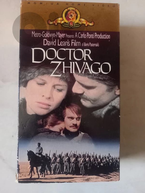vintage 1965 Metro-Goldwyn-Mayer Doctor Zhivago on 2 VHS tapes