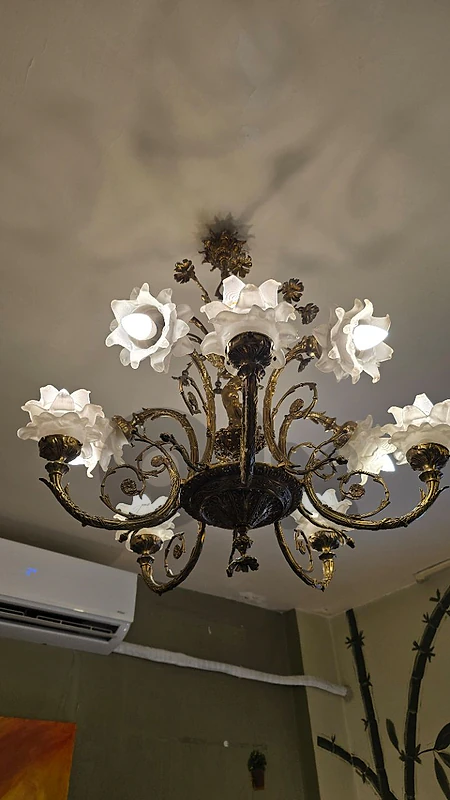 Vintage Brass Ceiling lamp x 2