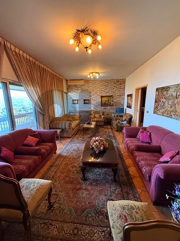 Furnished Apartrment In Bikfaya - 185 Sqm 3 Bedrooms