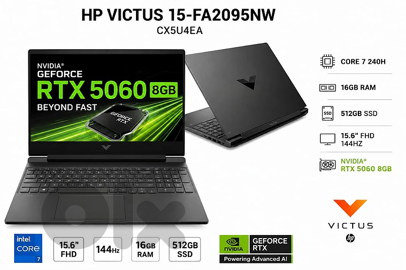 BRAND NEW SEALED HP VICTUS CORE 7 240H WITH RTX 5060