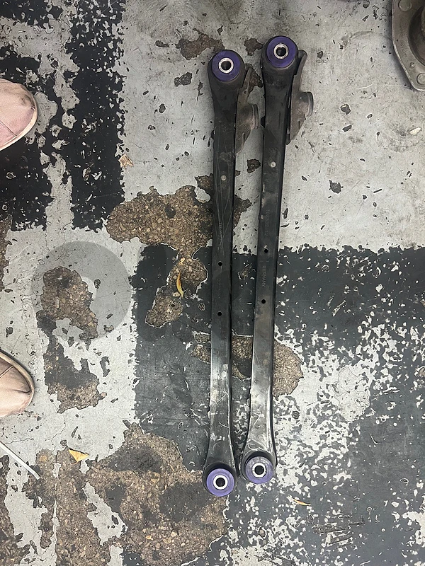 rear oem control arm with powerflex bushing
