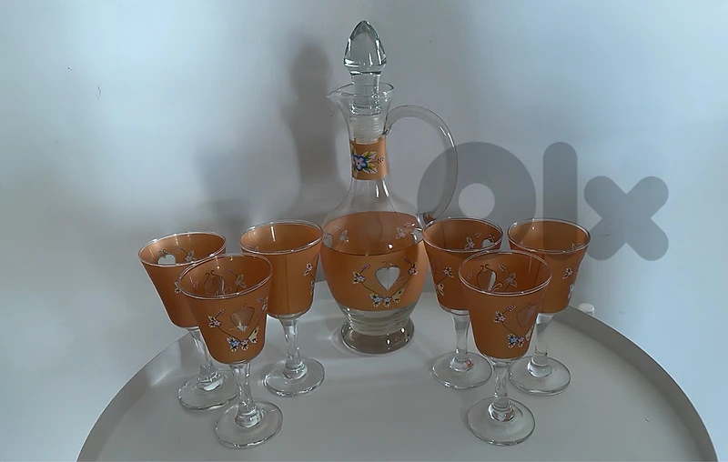 bohemia glass set